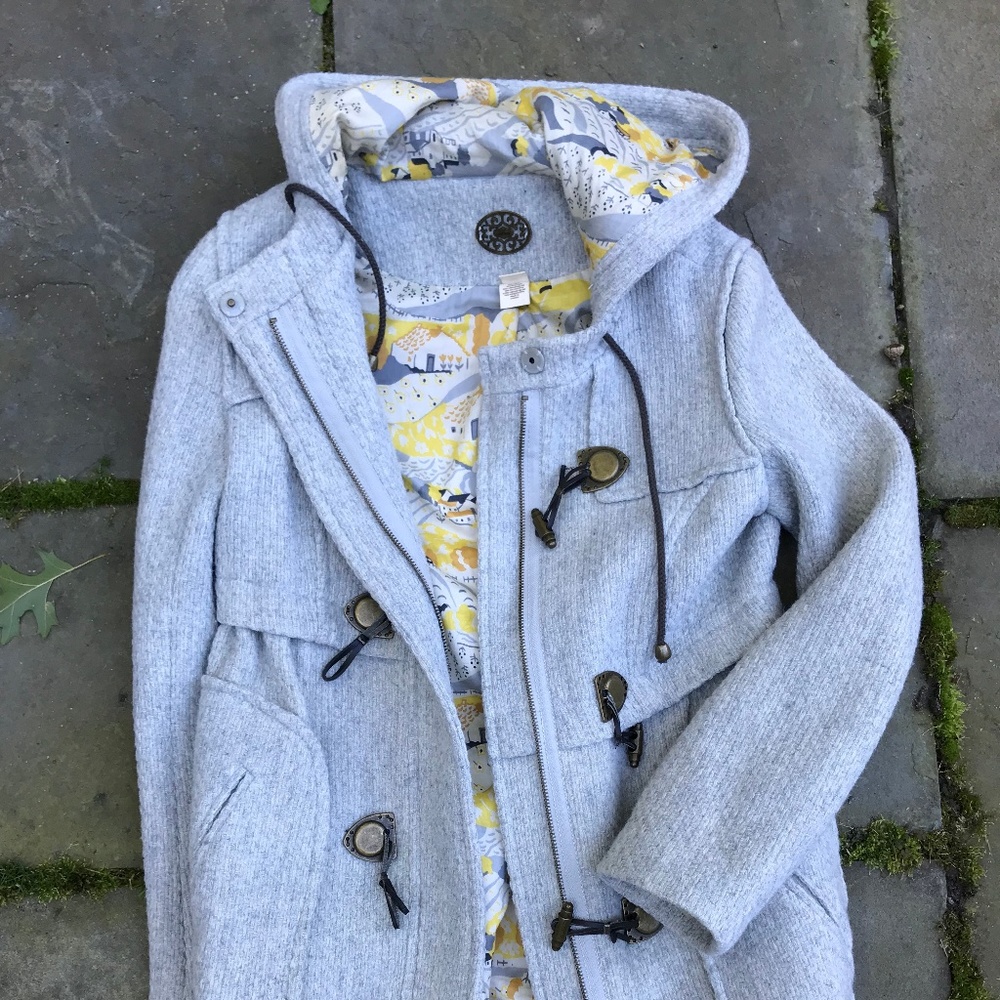 Anthropologie idra Hooded Duffle Coat Jacket